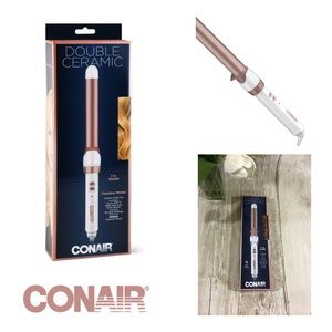 NWB Conair Double Ceramic Iron, 1", Rose Gold